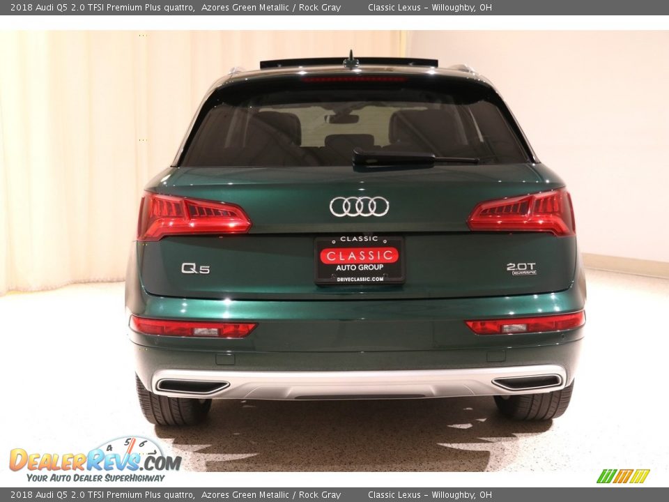 2018 Audi Q5 2.0 TFSI Premium Plus quattro Azores Green Metallic / Rock Gray Photo #25