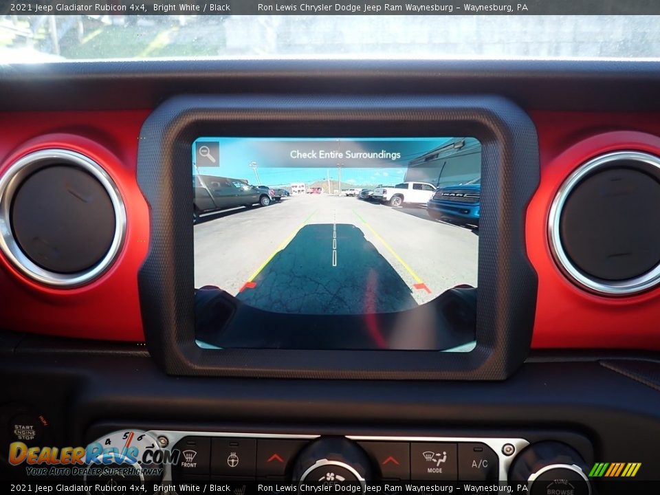 2021 Jeep Gladiator Rubicon 4x4 Bright White / Black Photo #18