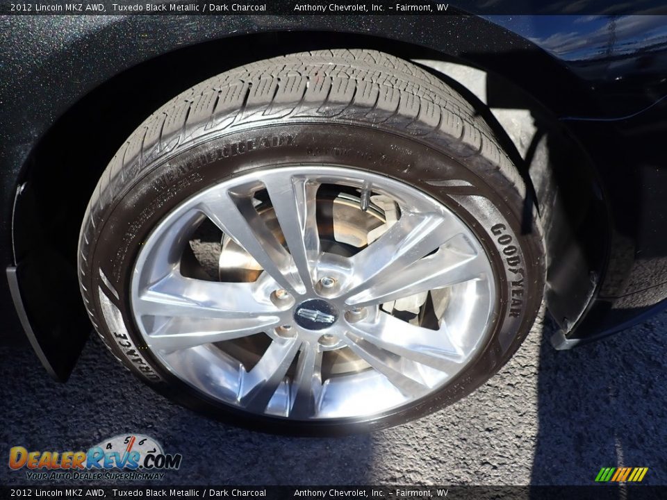 2012 Lincoln MKZ AWD Tuxedo Black Metallic / Dark Charcoal Photo #2