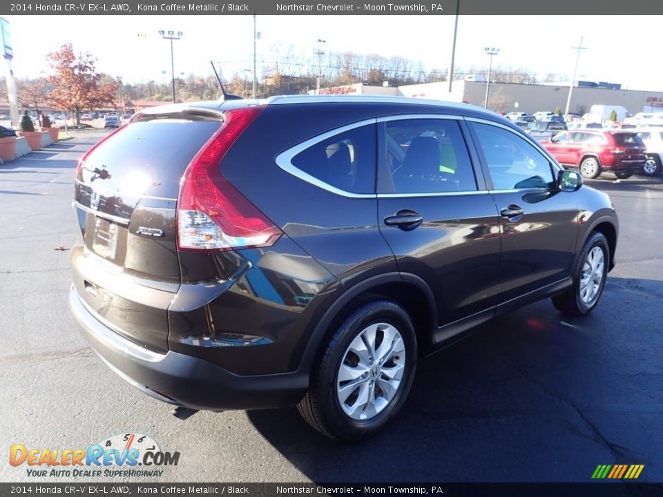2014 Honda CR-V EX-L AWD Kona Coffee Metallic / Black Photo #9
