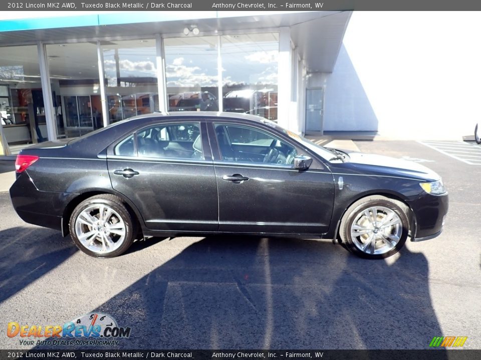 2012 Lincoln MKZ AWD Tuxedo Black Metallic / Dark Charcoal Photo #3