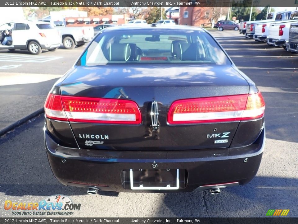 2012 Lincoln MKZ AWD Tuxedo Black Metallic / Dark Charcoal Photo #5