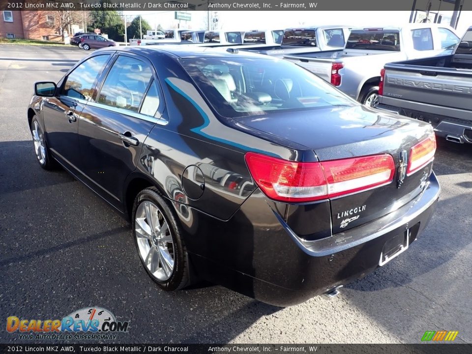 2012 Lincoln MKZ AWD Tuxedo Black Metallic / Dark Charcoal Photo #6