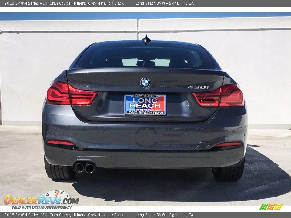 2018 BMW 4 Series 430i Gran Coupe Mineral Grey Metallic / Black Photo #4