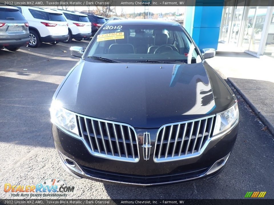 2012 Lincoln MKZ AWD Tuxedo Black Metallic / Dark Charcoal Photo #8