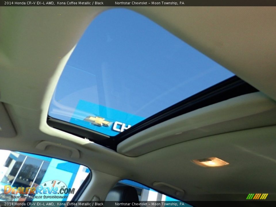 2014 Honda CR-V EX-L AWD Kona Coffee Metallic / Black Photo #24
