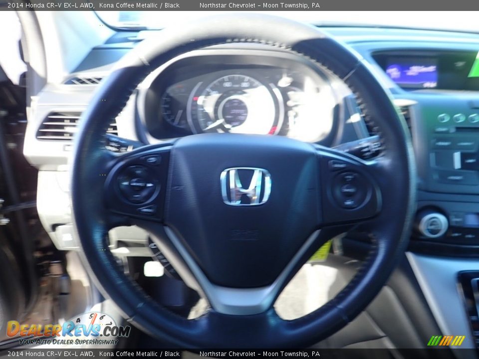 2014 Honda CR-V EX-L AWD Kona Coffee Metallic / Black Photo #26