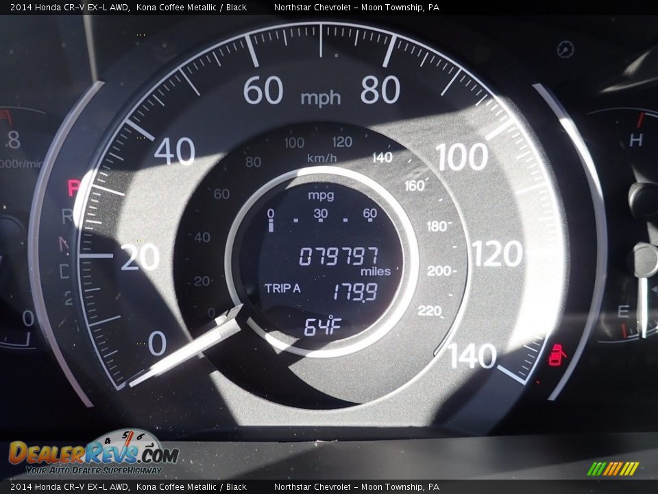 2014 Honda CR-V EX-L AWD Kona Coffee Metallic / Black Photo #29
