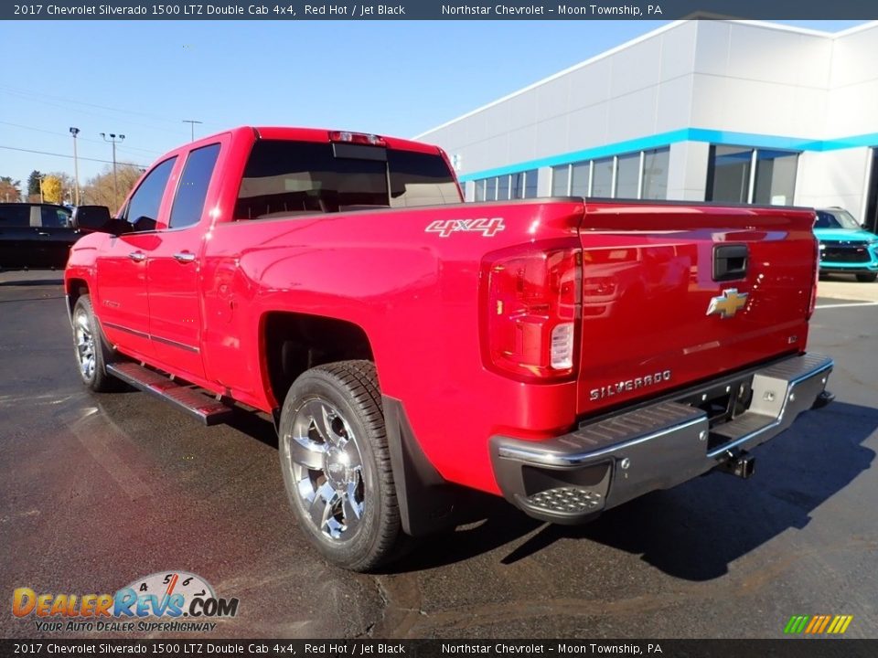 2017 Chevrolet Silverado 1500 LTZ Double Cab 4x4 Red Hot / Jet Black Photo #4