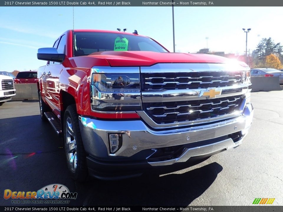 2017 Chevrolet Silverado 1500 LTZ Double Cab 4x4 Red Hot / Jet Black Photo #10