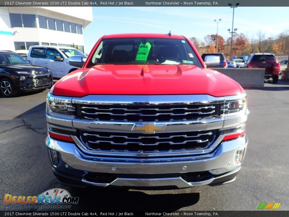 2017 Chevrolet Silverado 1500 LTZ Double Cab 4x4 Red Hot / Jet Black Photo #11