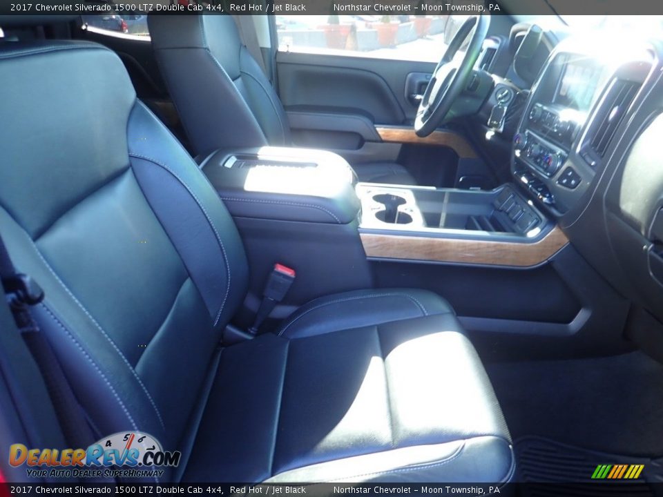 2017 Chevrolet Silverado 1500 LTZ Double Cab 4x4 Red Hot / Jet Black Photo #13