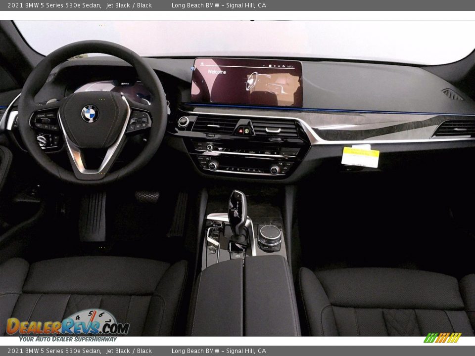 2021 BMW 5 Series 530e Sedan Jet Black / Black Photo #5