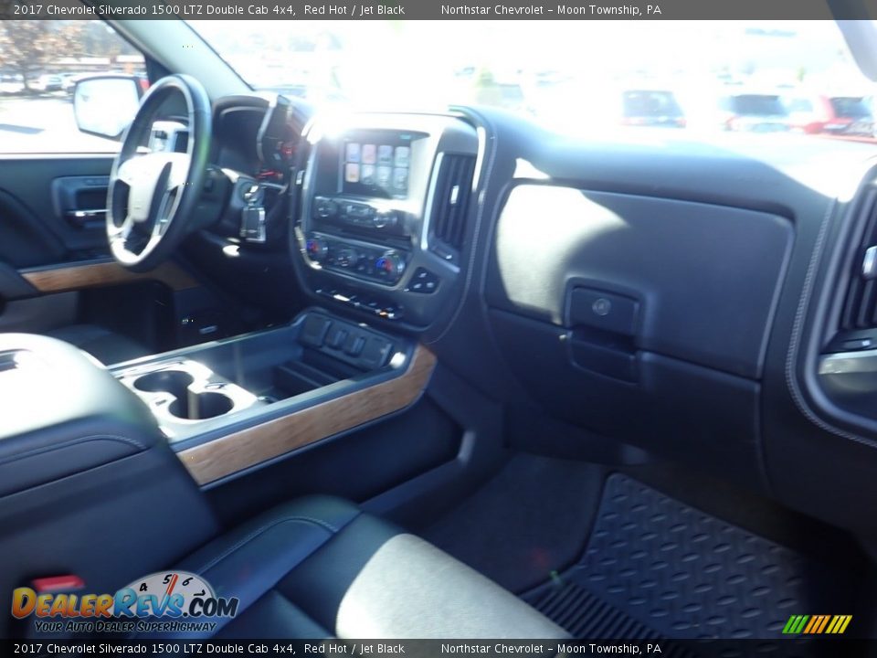 2017 Chevrolet Silverado 1500 LTZ Double Cab 4x4 Red Hot / Jet Black Photo #15