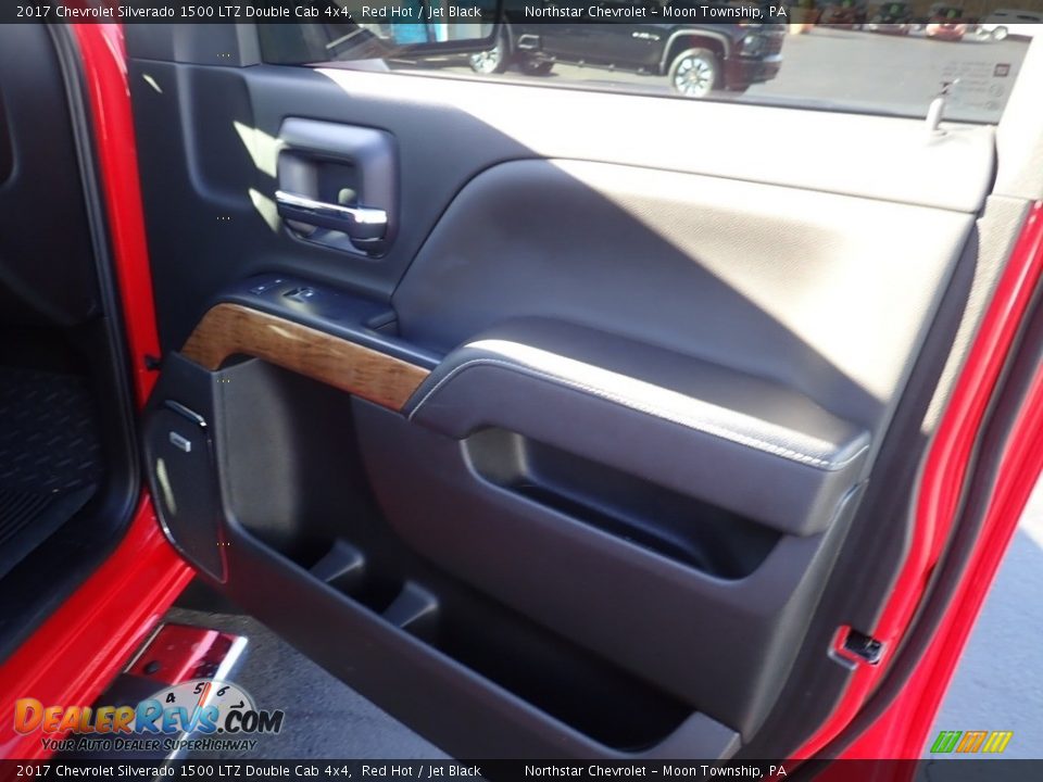 2017 Chevrolet Silverado 1500 LTZ Double Cab 4x4 Red Hot / Jet Black Photo #16