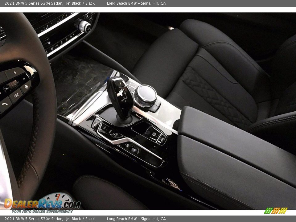 2021 BMW 5 Series 530e Sedan Jet Black / Black Photo #8