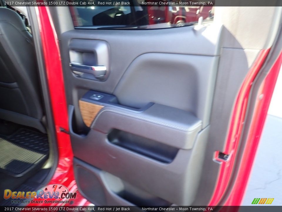 2017 Chevrolet Silverado 1500 LTZ Double Cab 4x4 Red Hot / Jet Black Photo #18