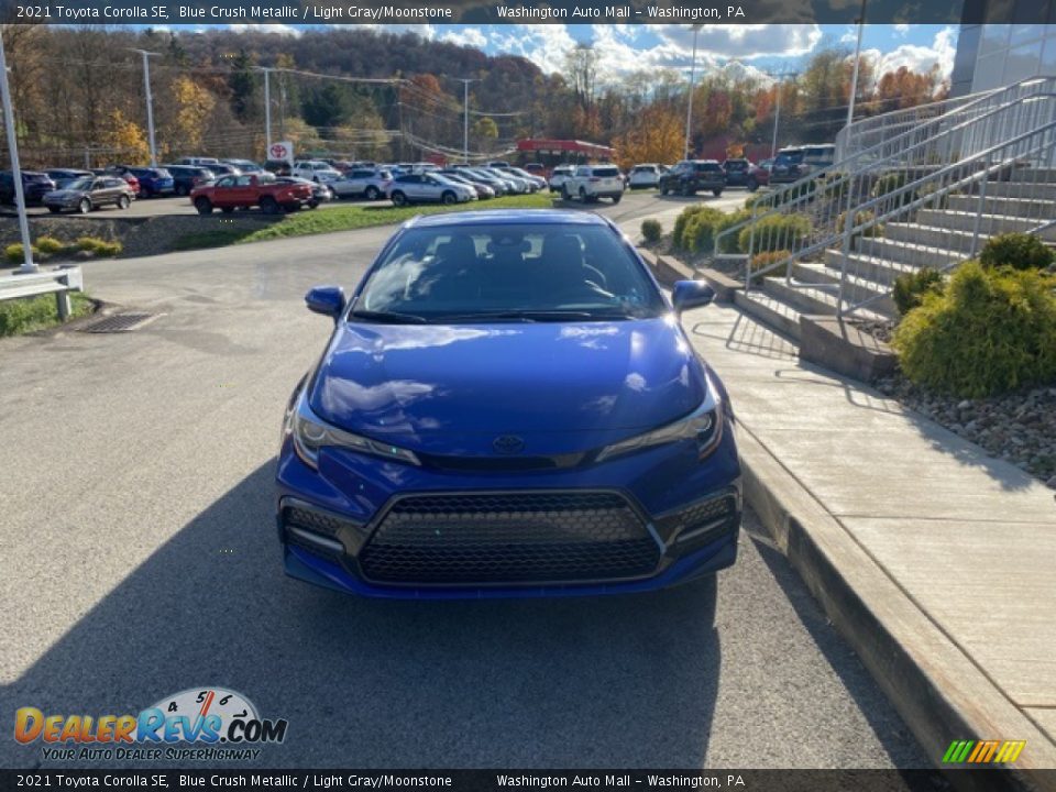 2021 Toyota Corolla SE Blue Crush Metallic / Light Gray/Moonstone Photo #9