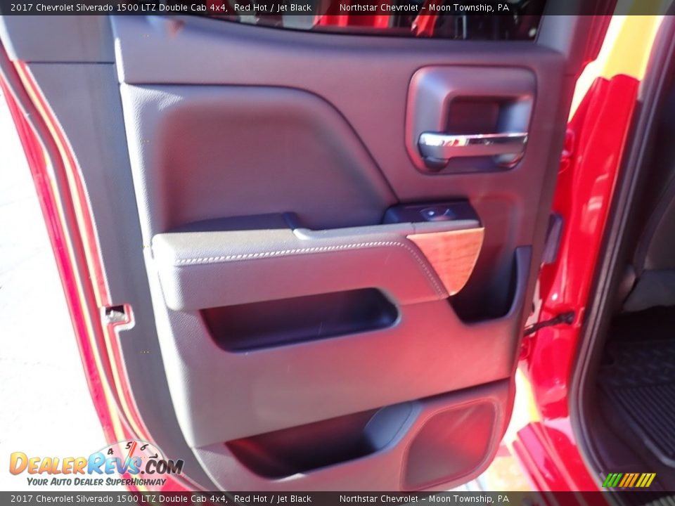 2017 Chevrolet Silverado 1500 LTZ Double Cab 4x4 Red Hot / Jet Black Photo #23