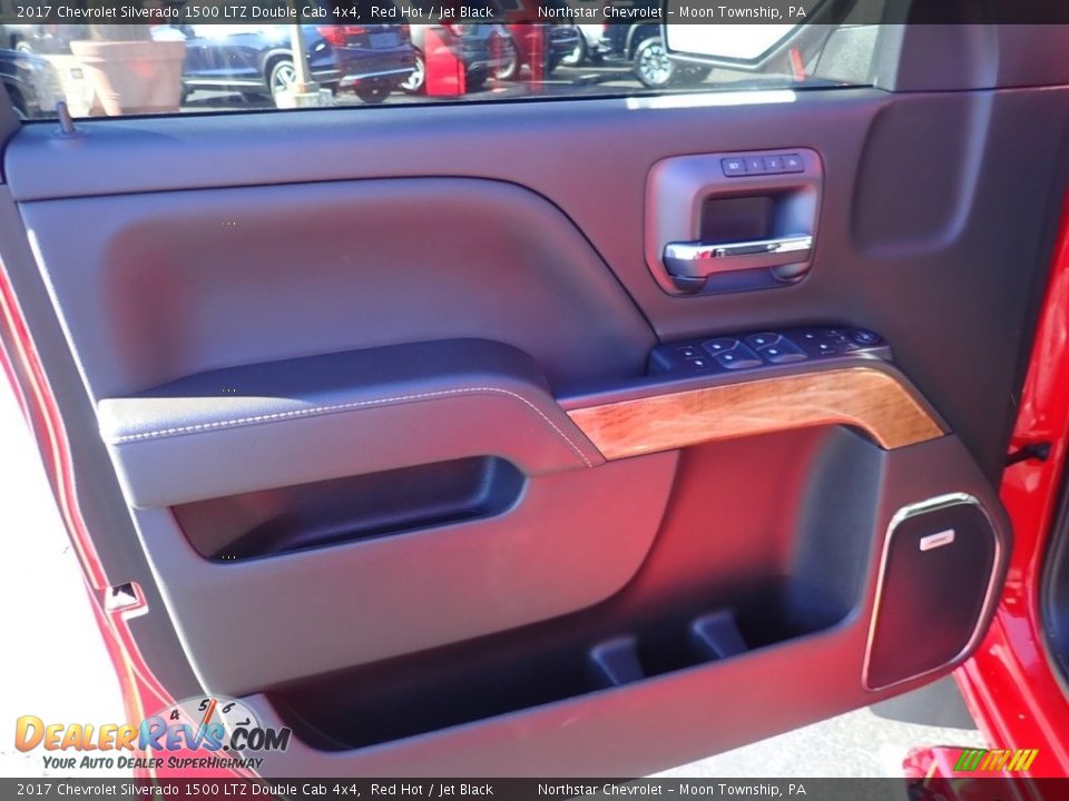 2017 Chevrolet Silverado 1500 LTZ Double Cab 4x4 Red Hot / Jet Black Photo #24