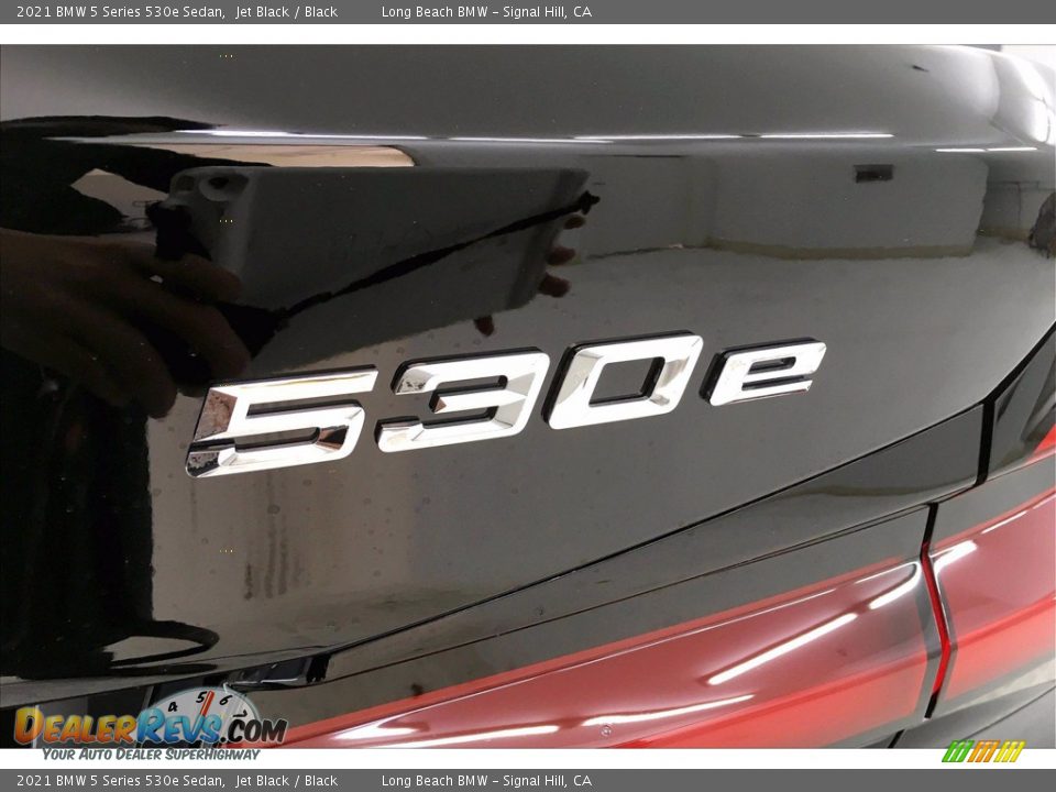 2021 BMW 5 Series 530e Sedan Jet Black / Black Photo #16