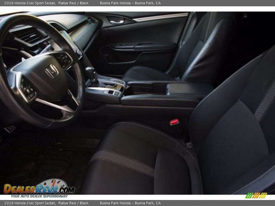 2019 Honda Civic Sport Sedan Rallye Red / Black Photo #3