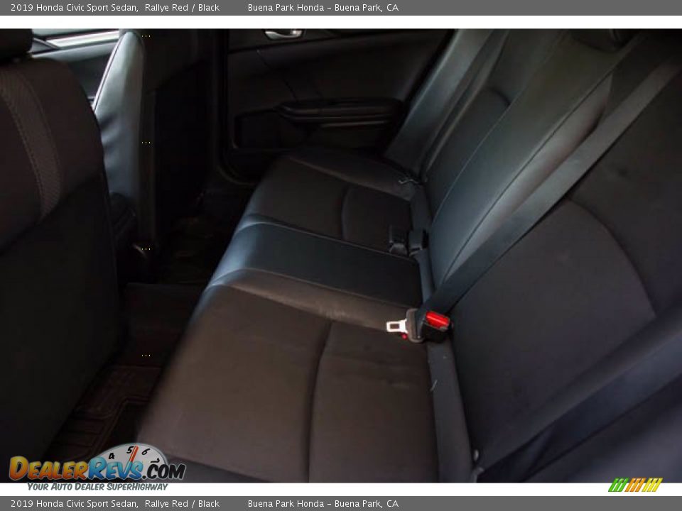 2019 Honda Civic Sport Sedan Rallye Red / Black Photo #4