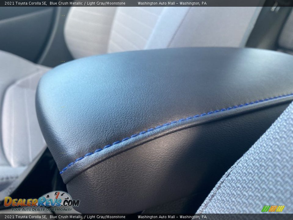 2021 Toyota Corolla SE Blue Crush Metallic / Light Gray/Moonstone Photo #26