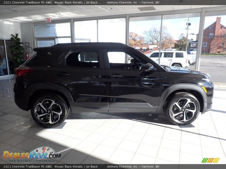 2021 Chevrolet TrailBlazer RS AWD Mosaic Black Metallic / Jet Black Photo #3