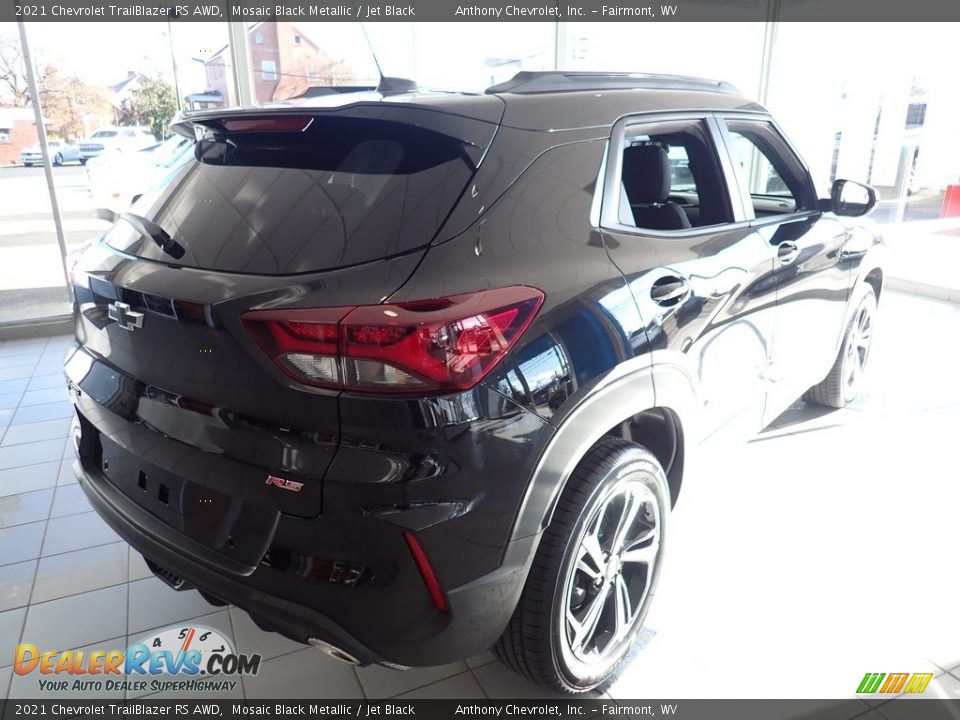 2021 Chevrolet TrailBlazer RS AWD Mosaic Black Metallic / Jet Black Photo #4