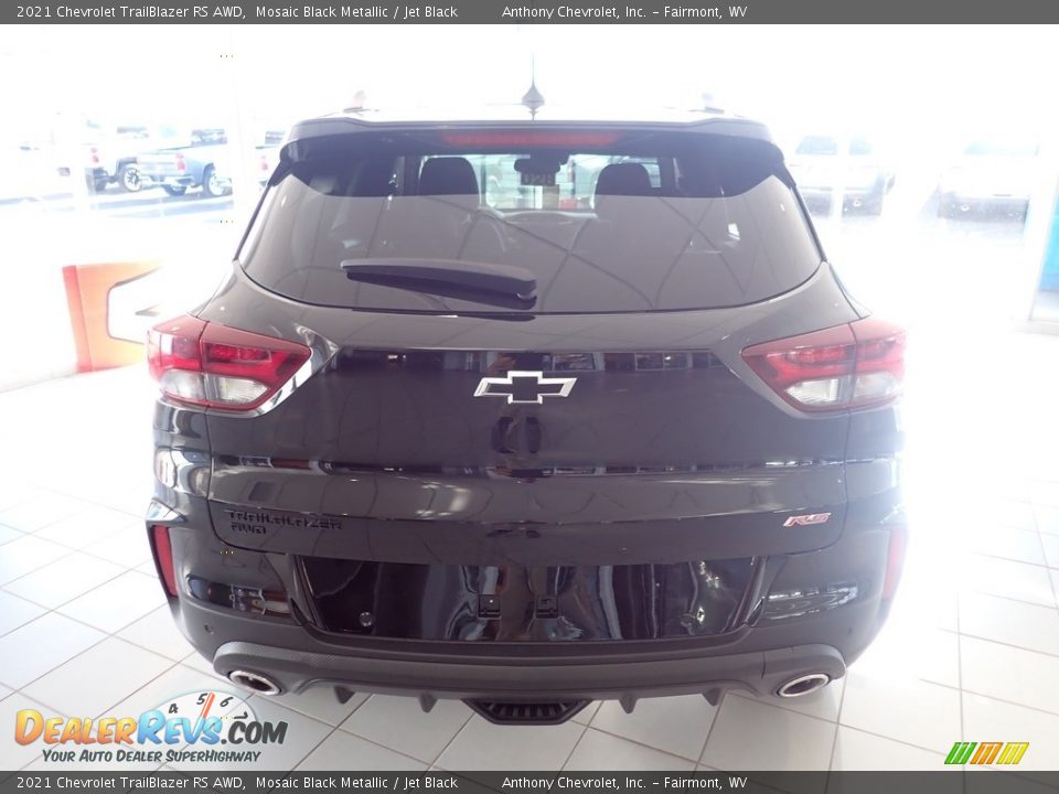 2021 Chevrolet TrailBlazer RS AWD Mosaic Black Metallic / Jet Black Photo #5