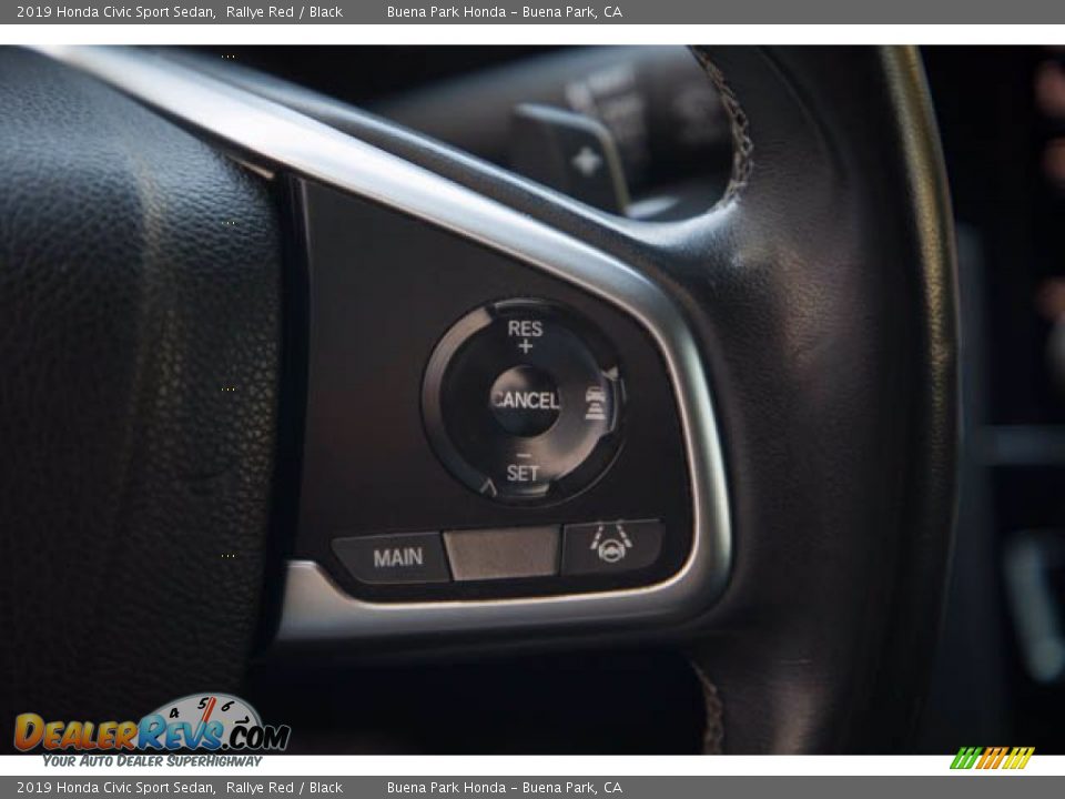 2019 Honda Civic Sport Sedan Rallye Red / Black Photo #15
