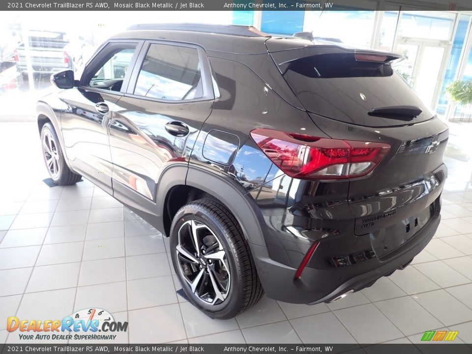 2021 Chevrolet TrailBlazer RS AWD Mosaic Black Metallic / Jet Black Photo #6