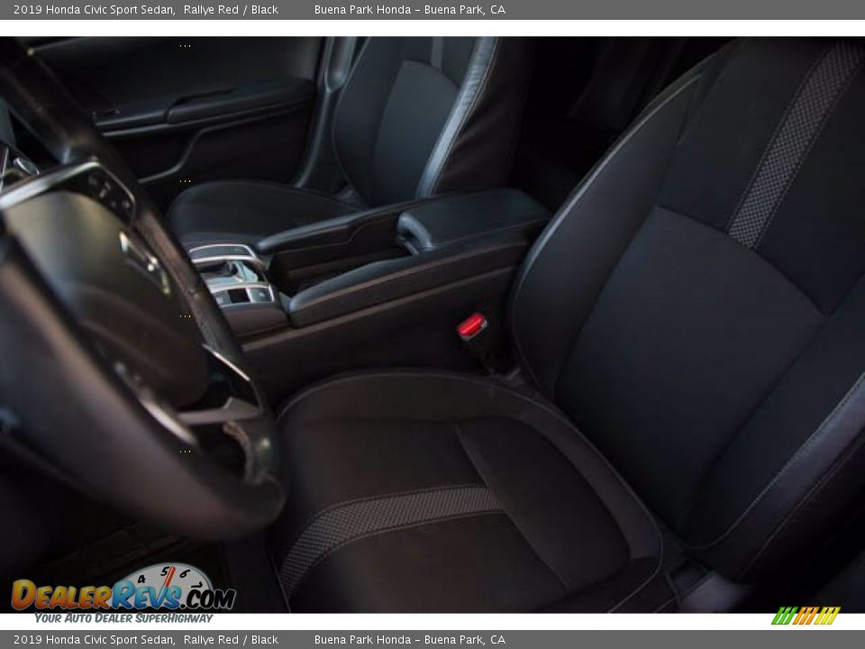 2019 Honda Civic Sport Sedan Rallye Red / Black Photo #17