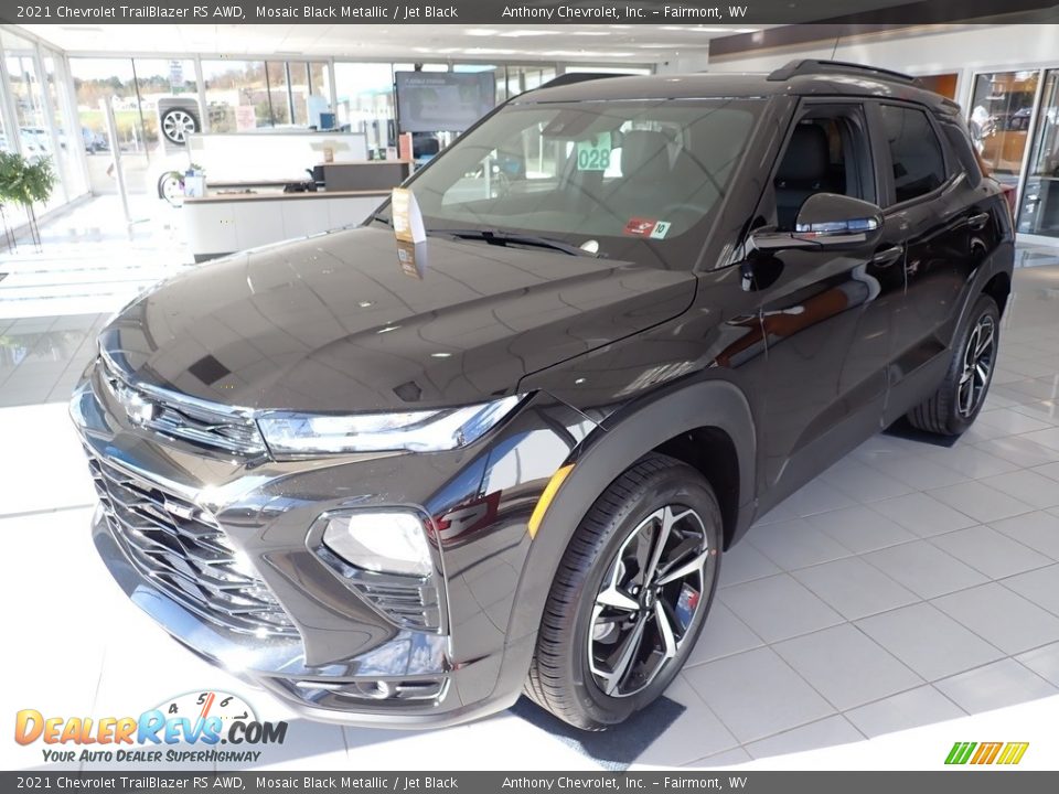 2021 Chevrolet TrailBlazer RS AWD Mosaic Black Metallic / Jet Black Photo #8