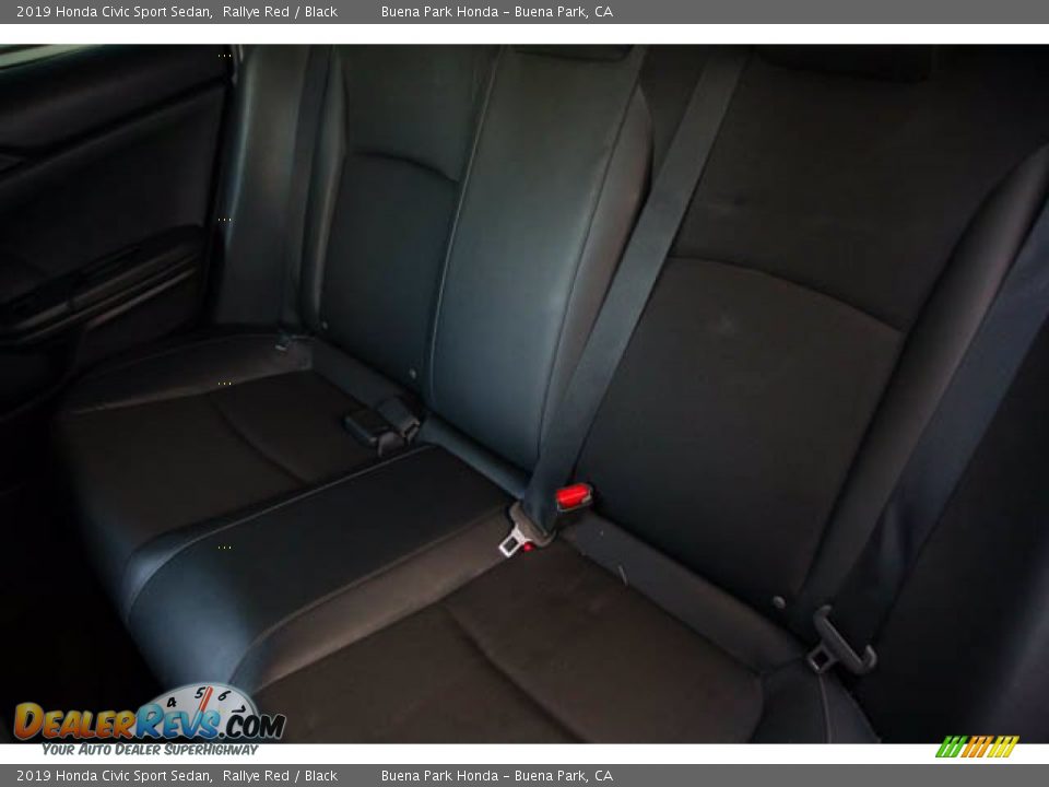 2019 Honda Civic Sport Sedan Rallye Red / Black Photo #18