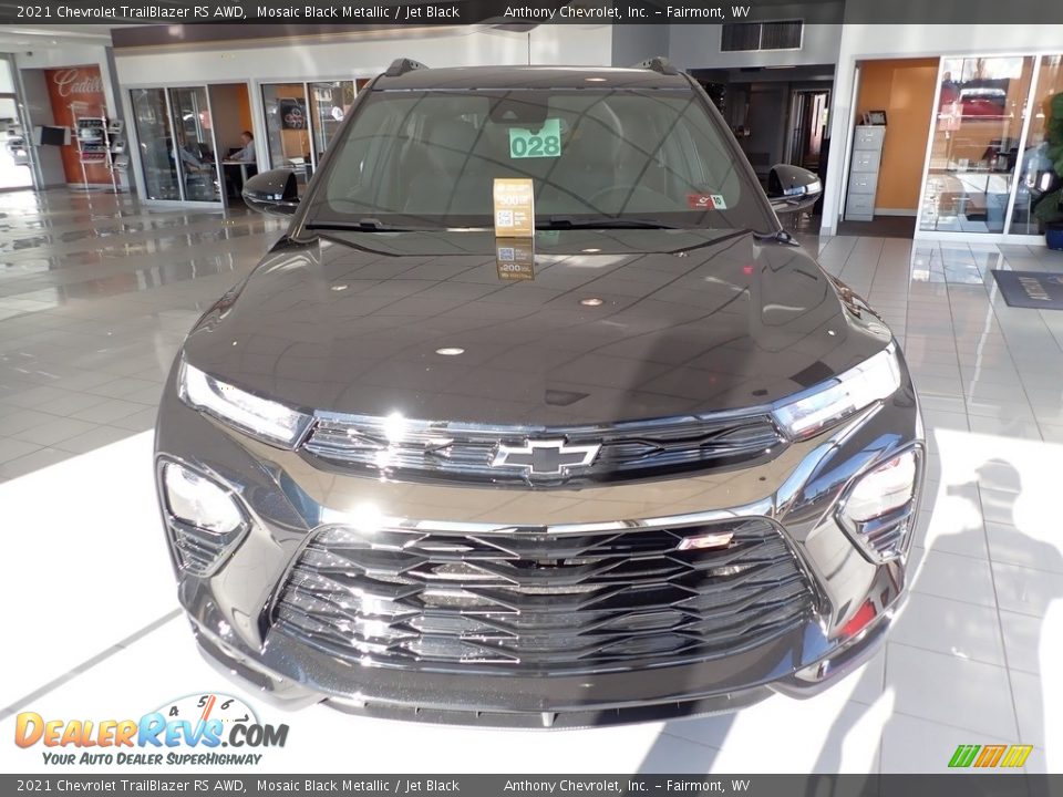 2021 Chevrolet TrailBlazer RS AWD Mosaic Black Metallic / Jet Black Photo #9