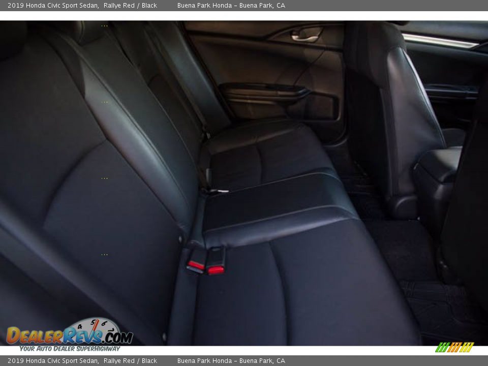 2019 Honda Civic Sport Sedan Rallye Red / Black Photo #19