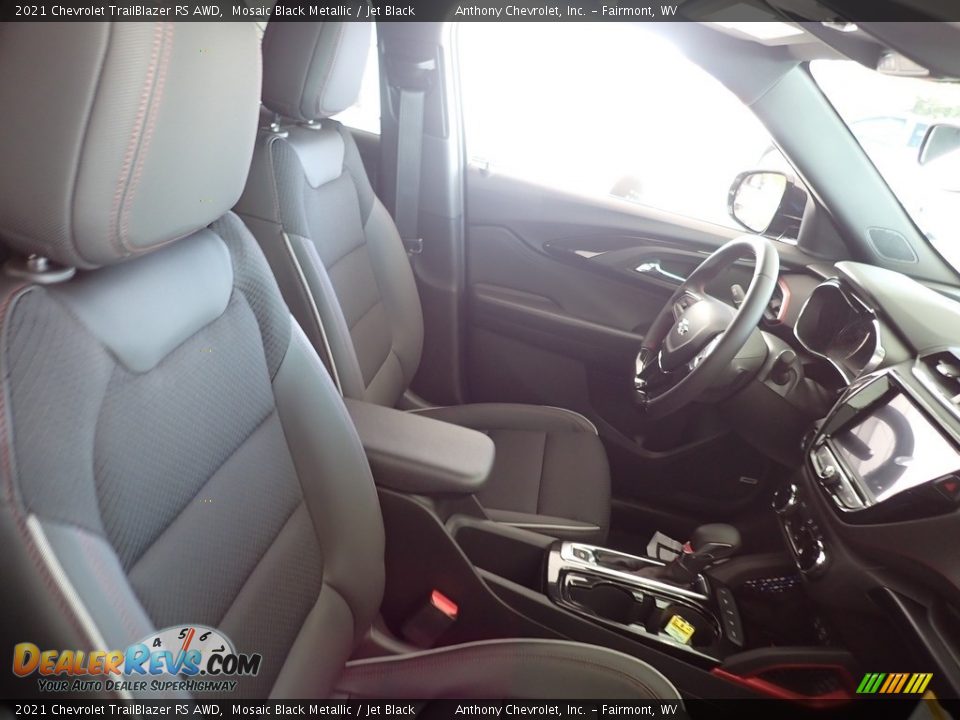 2021 Chevrolet TrailBlazer RS AWD Mosaic Black Metallic / Jet Black Photo #10