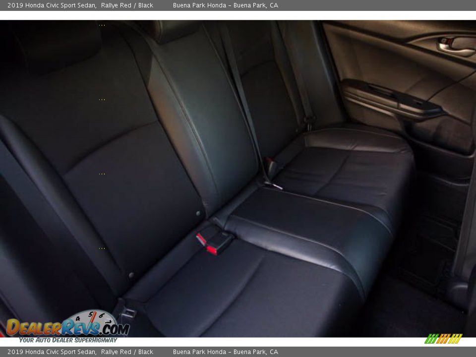 2019 Honda Civic Sport Sedan Rallye Red / Black Photo #20
