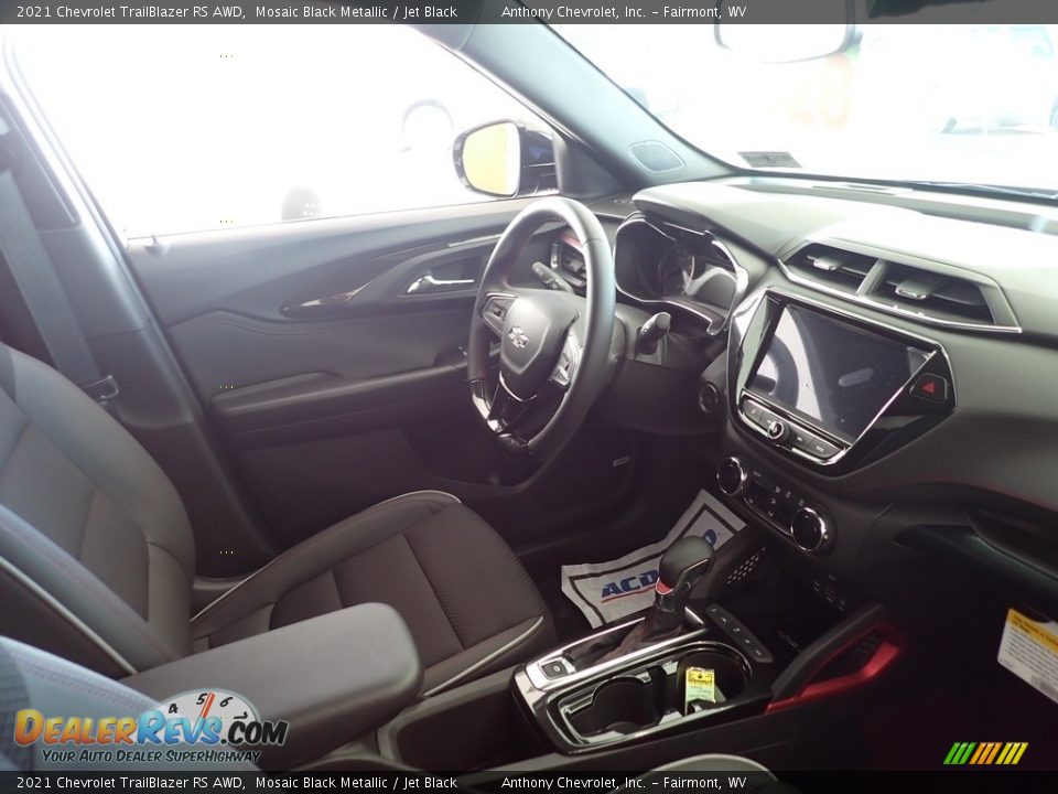 2021 Chevrolet TrailBlazer RS AWD Mosaic Black Metallic / Jet Black Photo #11