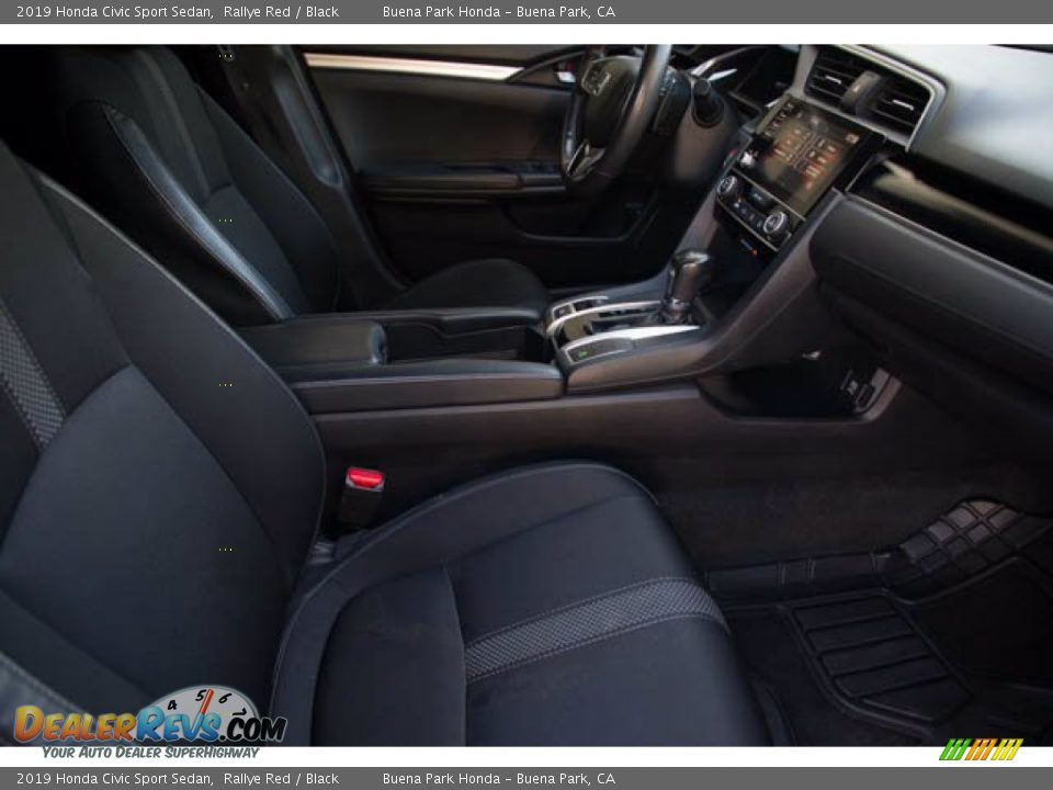 2019 Honda Civic Sport Sedan Rallye Red / Black Photo #21