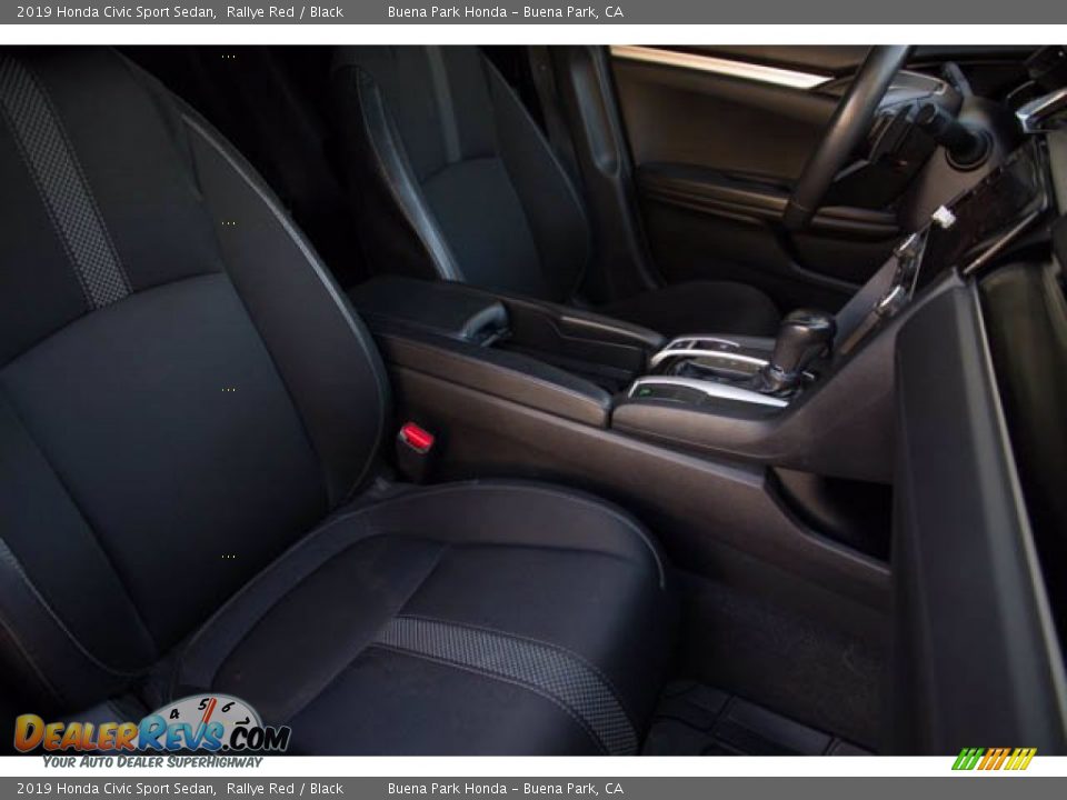 2019 Honda Civic Sport Sedan Rallye Red / Black Photo #22
