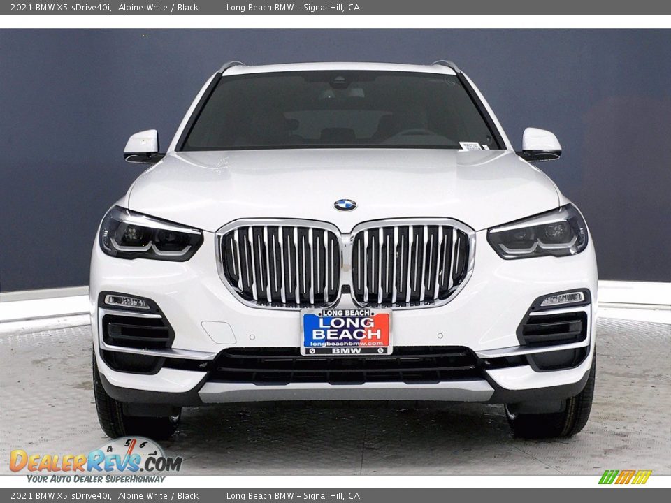 2021 BMW X5 sDrive40i Alpine White / Black Photo #2
