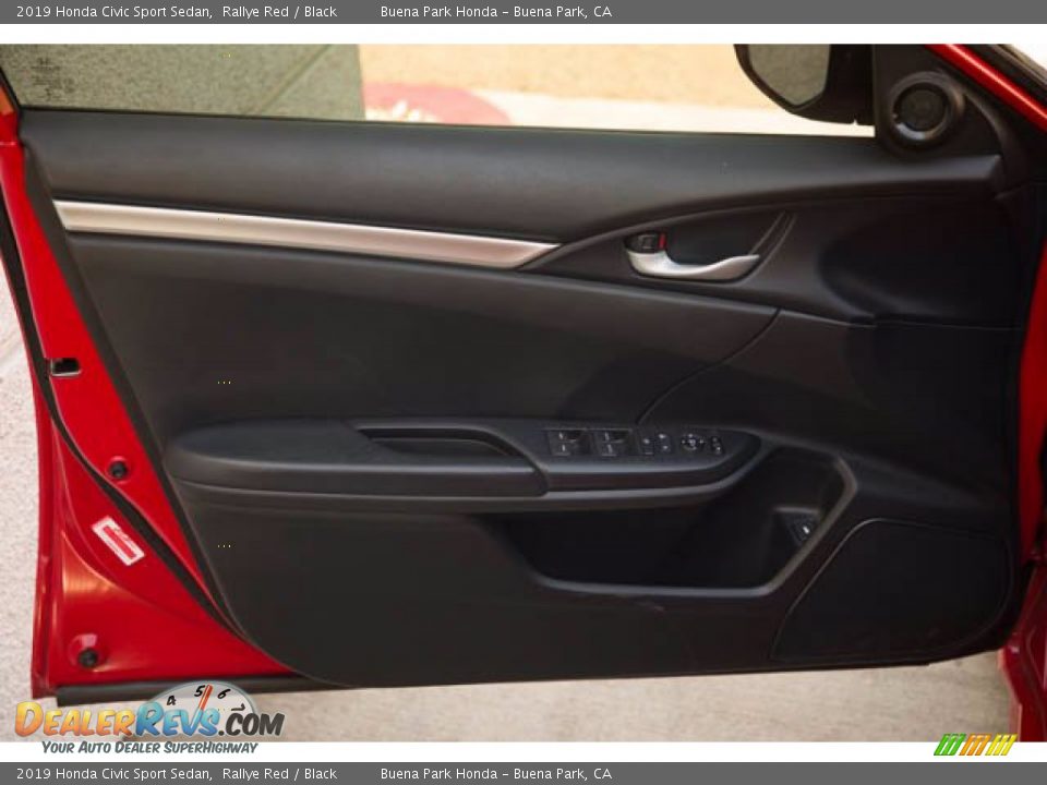 2019 Honda Civic Sport Sedan Rallye Red / Black Photo #26