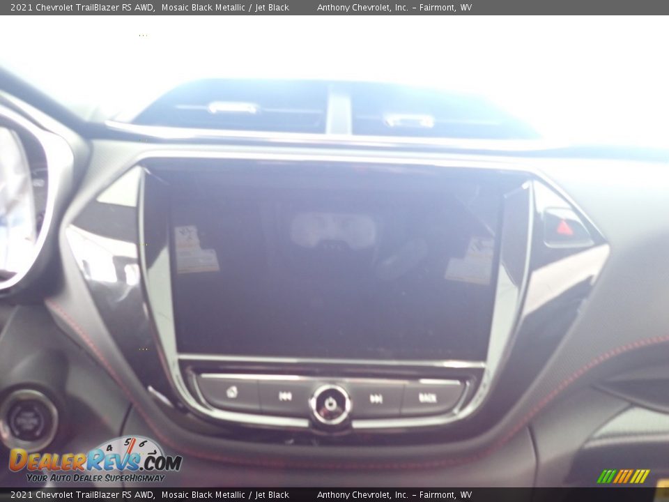 2021 Chevrolet TrailBlazer RS AWD Mosaic Black Metallic / Jet Black Photo #16