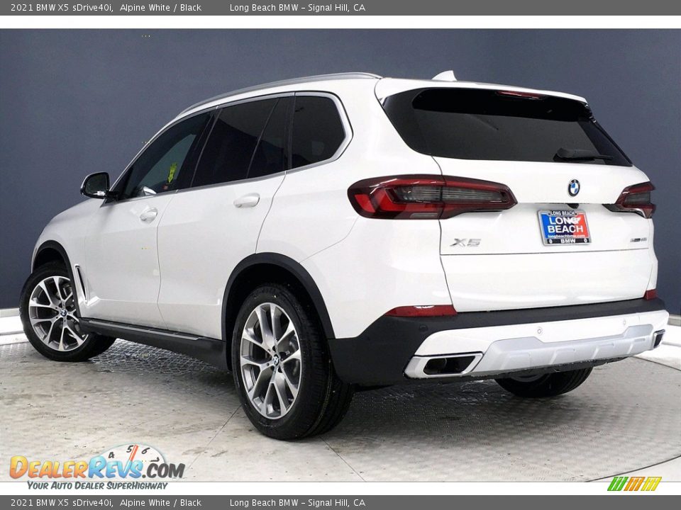 2021 BMW X5 sDrive40i Alpine White / Black Photo #3