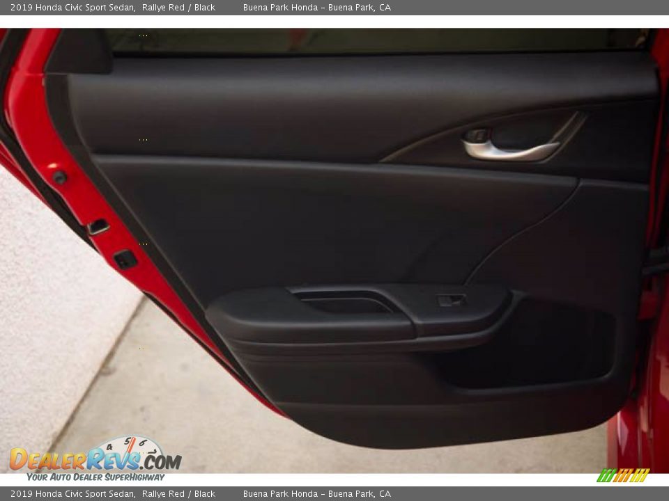 2019 Honda Civic Sport Sedan Rallye Red / Black Photo #28