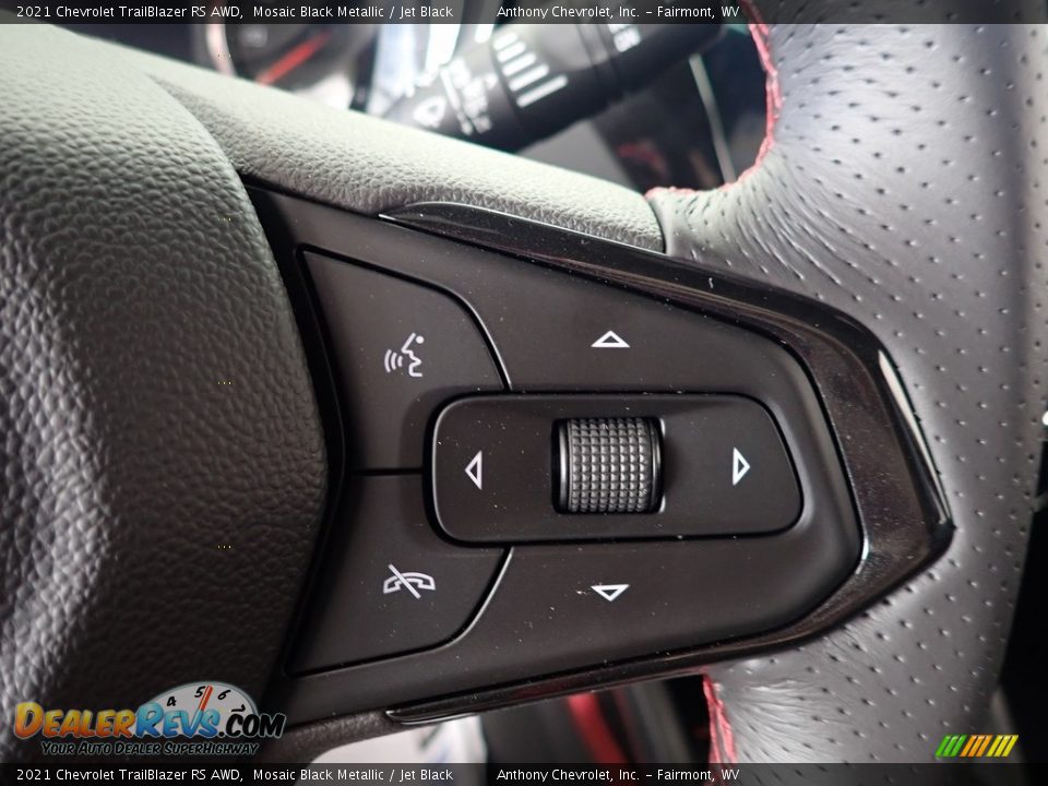 2021 Chevrolet TrailBlazer RS AWD Mosaic Black Metallic / Jet Black Photo #18
