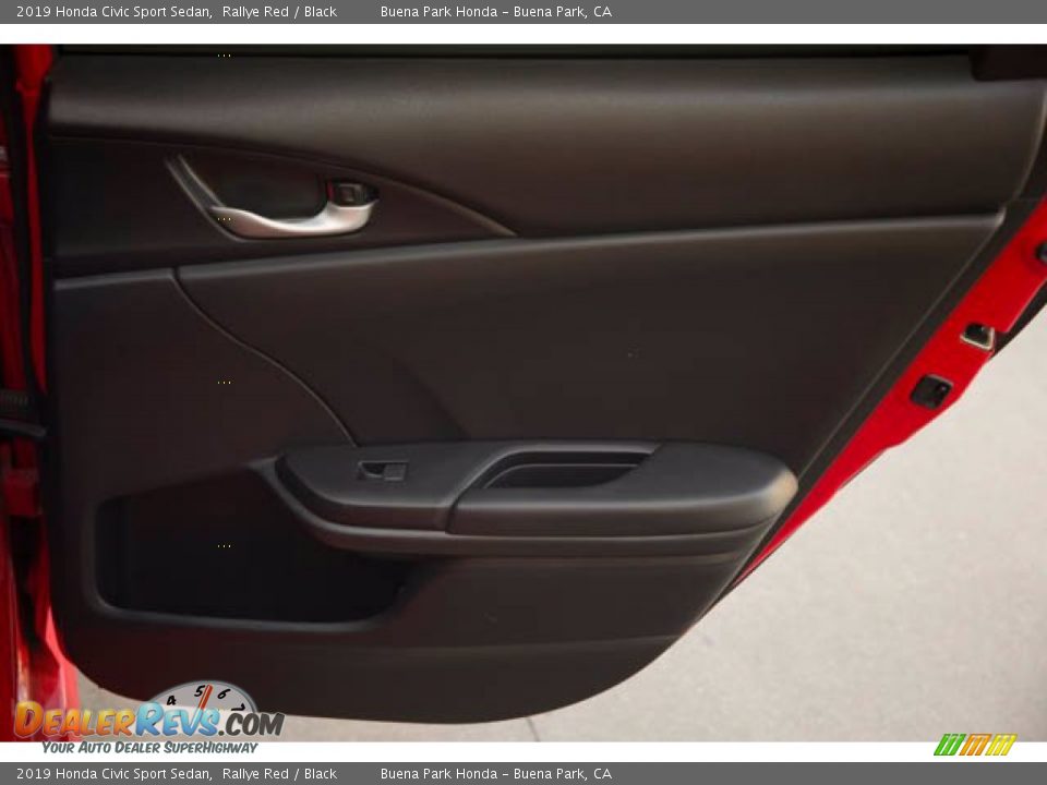 2019 Honda Civic Sport Sedan Rallye Red / Black Photo #29